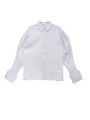 backopen stripe blouse/white
