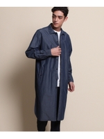 インディゴロングシャツ[ メンズ シャツ ロング ]/ブルー(094)