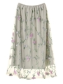カラーエンブロイダリーチュールスカート/ラベンダー