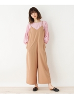 キャミソールサロペットワンピース/ベージュ(052)