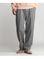 ストライプワイドパンツ/ダークグレー(313)