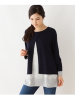 フロントレースAラインプルオーバー/ネイビー(093)