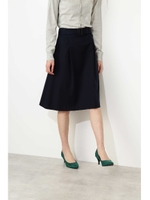 ベルテッドフレアスカート/ネイビー(120)