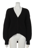 ロービングニットカーデ/O/WHT