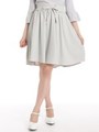 共ベルトフレアヘムミディ丈SK/ミント