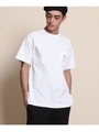 胸ポケ刺繍ジャージ[ メンズ Tシャツ カットソー ]/ホワイト(001)