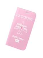 パスポート柄モバイルケース/ベビーピンク(071)