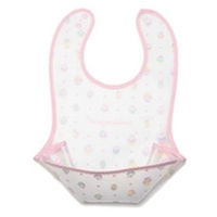 カップケーキ柄お食事スタイ