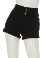 ツイルショートパンツ/ブラック