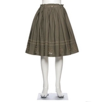 フラワーカットワークスカート