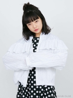 レースフリルブルゾン/O.WHT