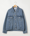 デニム抜き衿オーバーサイズＧジャン