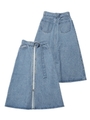 DENIM SKIRT/ライトブルー