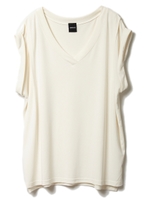 タックTシャツ/ホワイト