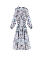 ヴィンテージフラワーロングワンピース/花柄