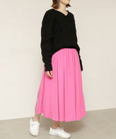 ロングギャザースカート