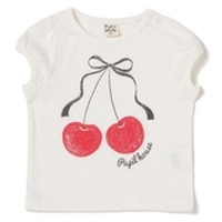 チェリーリボンプリントTシャツ