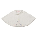 【30%OFF】お花モチーフコットンケープ