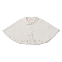 【30%OFF】お花モチーフコットンケープ