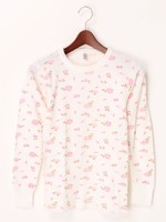 WEGO/【古着】花柄サーマルトップス