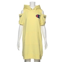 Championコラボ肩開き裏毛ワンピース