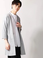 WEGO/ノーカラーロングカーディガン