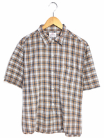 チェックシャツ      