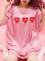 WC/ハートメッシュビッグTシャツ