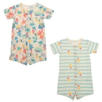 トロピカル2枚組ボディスーツ