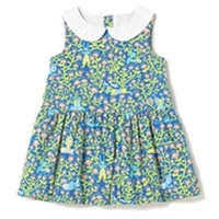 動物柄衿つきバルーンワンピース