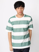 ヘリンボーンボーダーTEE