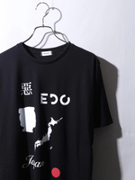 WEGO/日本地図メンズモチーフロゴTシャツ