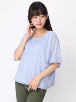 【2018春夏商品】ニットレイヤードドルマン