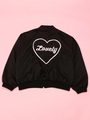 WC/ハート刺繍ブルゾン