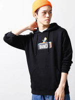 WEGO/DANCEボックスプリントプルパーカー