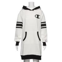 【50%OFF】Championコラボ袖ライン入りパーカーワンピース
