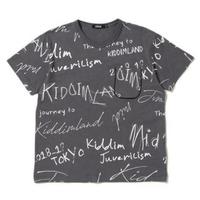 【50%OFF】【KIDDIM】ロゴ総柄ポケットつきTシャツ