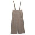 【50%OFF】【LIEN】サスペンダーつきグレンチェック柄パンツ