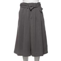 【50%OFF】ウエストリボンつきスカーチョ