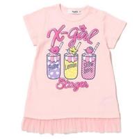 【50%OFF】キラッキー＆シェイク裾フリルつきワンピース