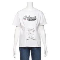 【50%OFF】コルセット風ロゴTシャツ