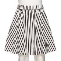 【50%OFF】ストライプ柄フレアスカート