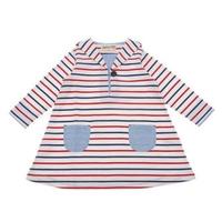 【50%OFF】セーラー長袖ワンピース