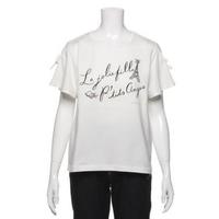 【50%OFF】ロゴ刺しゅう入りフレア袖Tシャツ