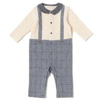 グレンチェックカバーオール