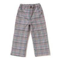 グレンチェックワイドパンツ