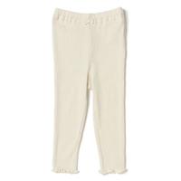 テレコ裾フリルレギンス