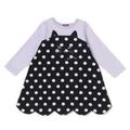 ネコドットスカラップワンピース