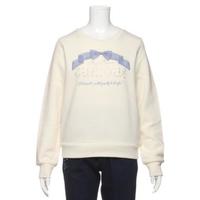 【30%OFF】ビジューロゴリボントレーナー