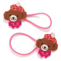 ベレー帽くまちゃんヘアポニー2個セット